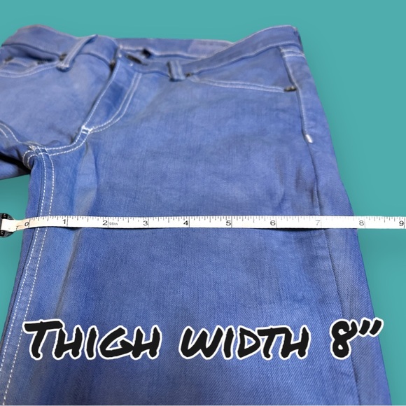 Originally White NWT Skinny Jeans Dyed in Sunshine Yellow ☀️Size 30 - Picture 8 of 9